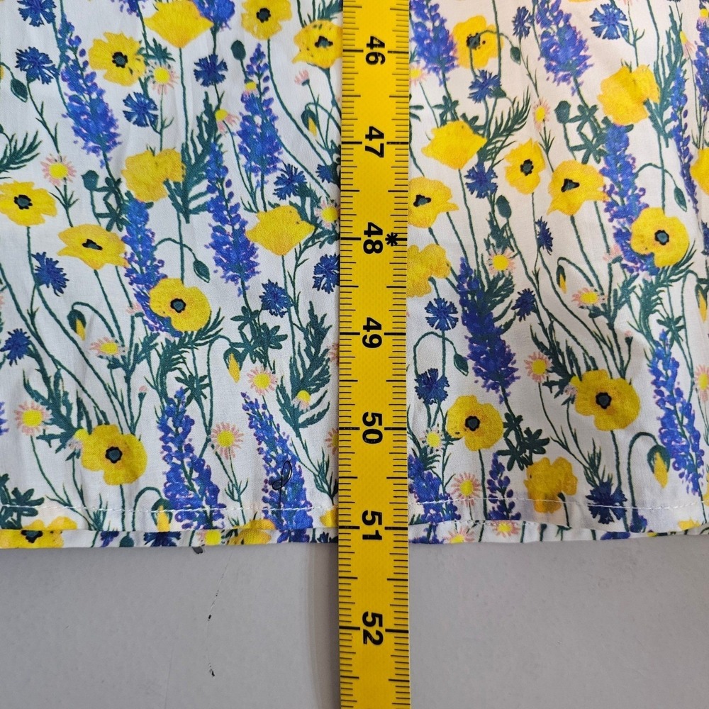 Hyacinth House XL Nicole‎ Floral Maxi Dress Puff Sleeve Open Back Tuckernuck - Picture 10 of 11